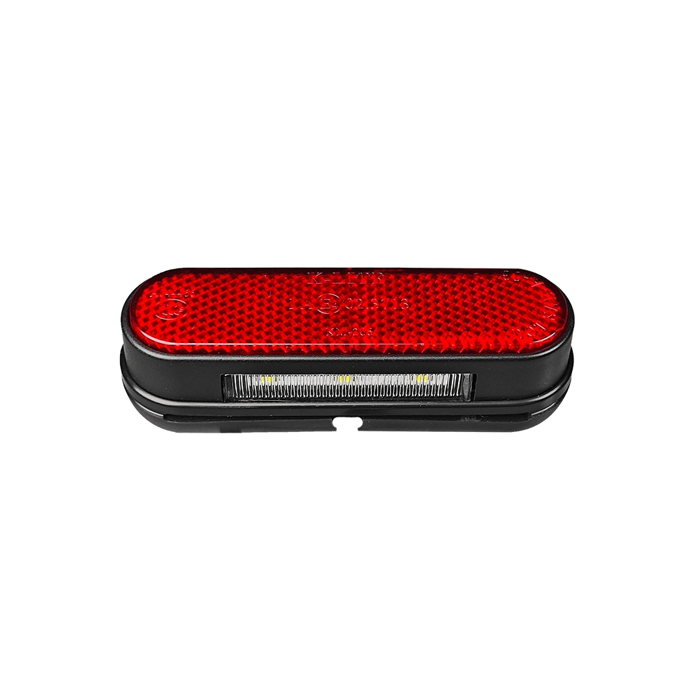 License plate lights with reflective function