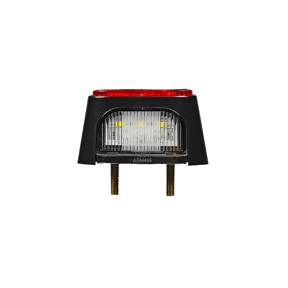License plate light with screw type