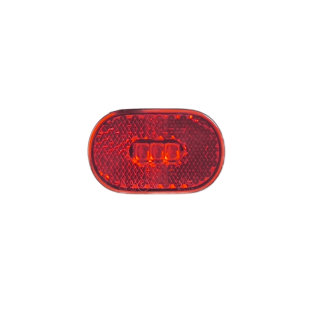 Red reflective tail lights