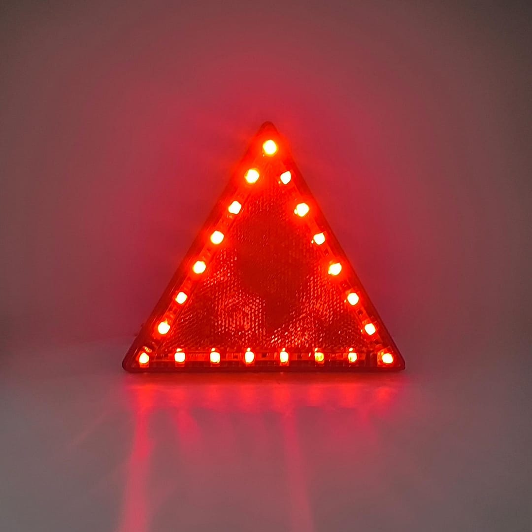 Front display of the reflector light effect