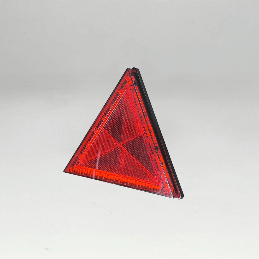 Side display of the LED triangle reflector
