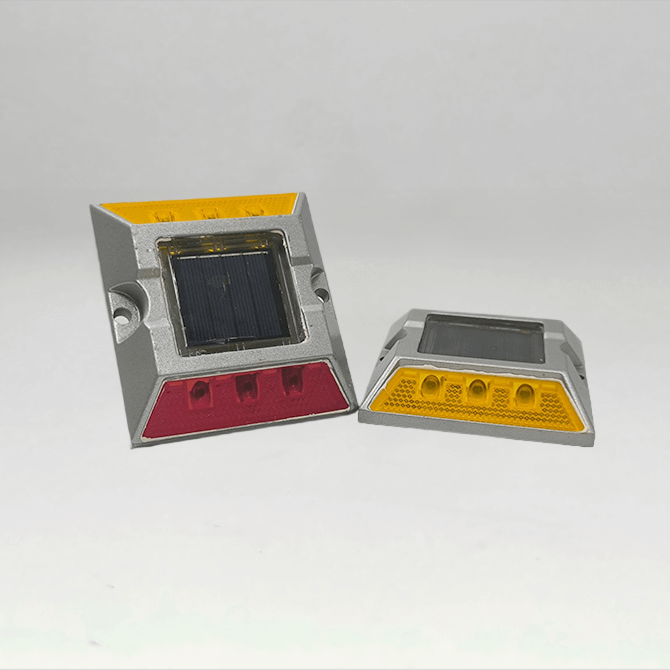 Traffic safety aluminum solar road studs