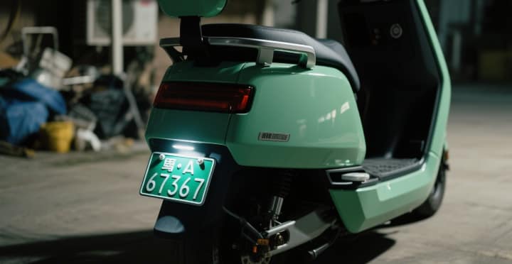 Electric-vehicle-license-plate-light Electric-vehicle-license-plate-light